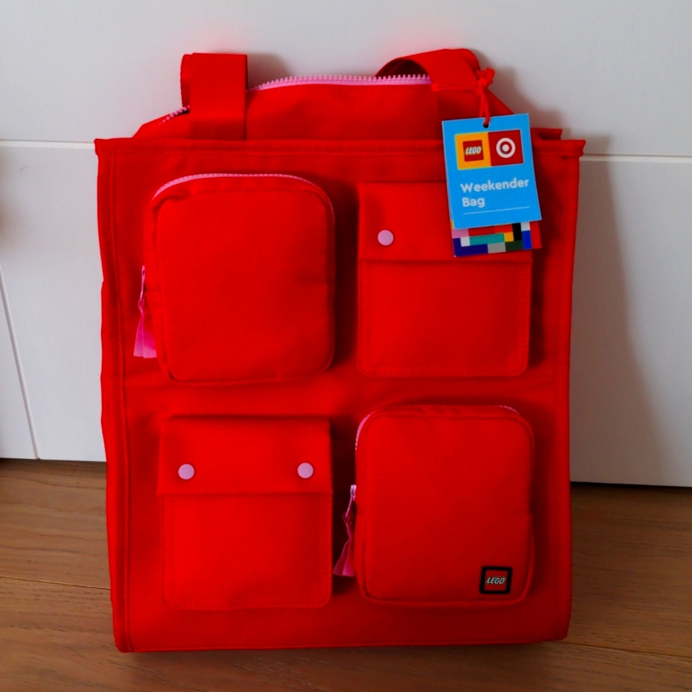 LEGO Collection x Target Utility Tote Bag Red
